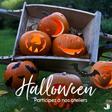 Atelier enfant citrouille Halloween chez Truffaut Toulouse (31)
