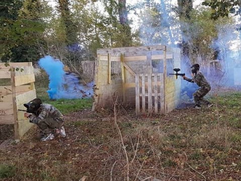 Paintball à  Trets près d'Aix-en-Provence (13)