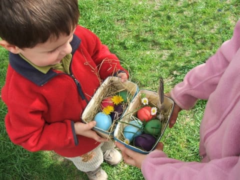 Chasse aux Oeufs à  la Bergerie Nationale de Rambouillet (78)