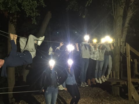 Nocturne accrobranche Halloween à  l'AccroCamp Boucles de Seine