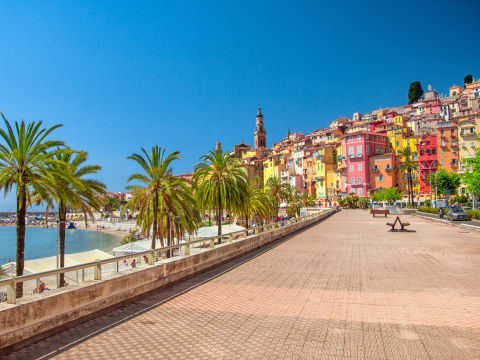 Visite guidée privée à  pied de Menton (06)