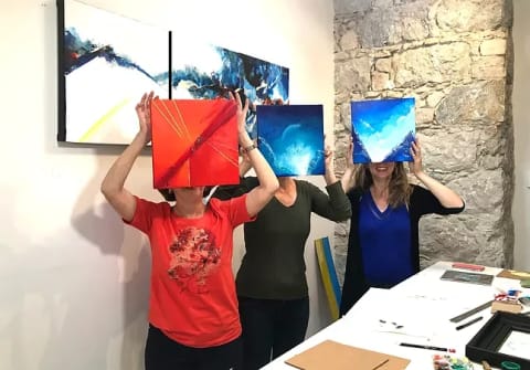 Atelier Peinture avec un artiste international à  Nice (06)