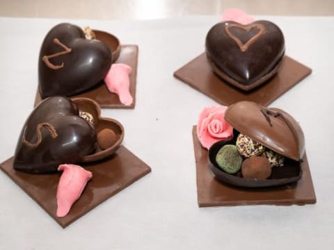 Atelier fabrication de pièces chocolatées à  Nice (06)