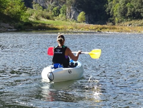 Location de Canoë à  Sampzon - Parcours 3km
