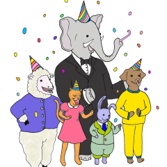 Diane et son équipe