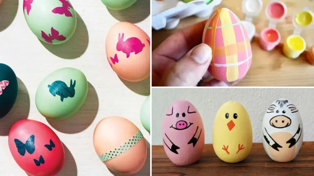 peinture oeufs de pâques