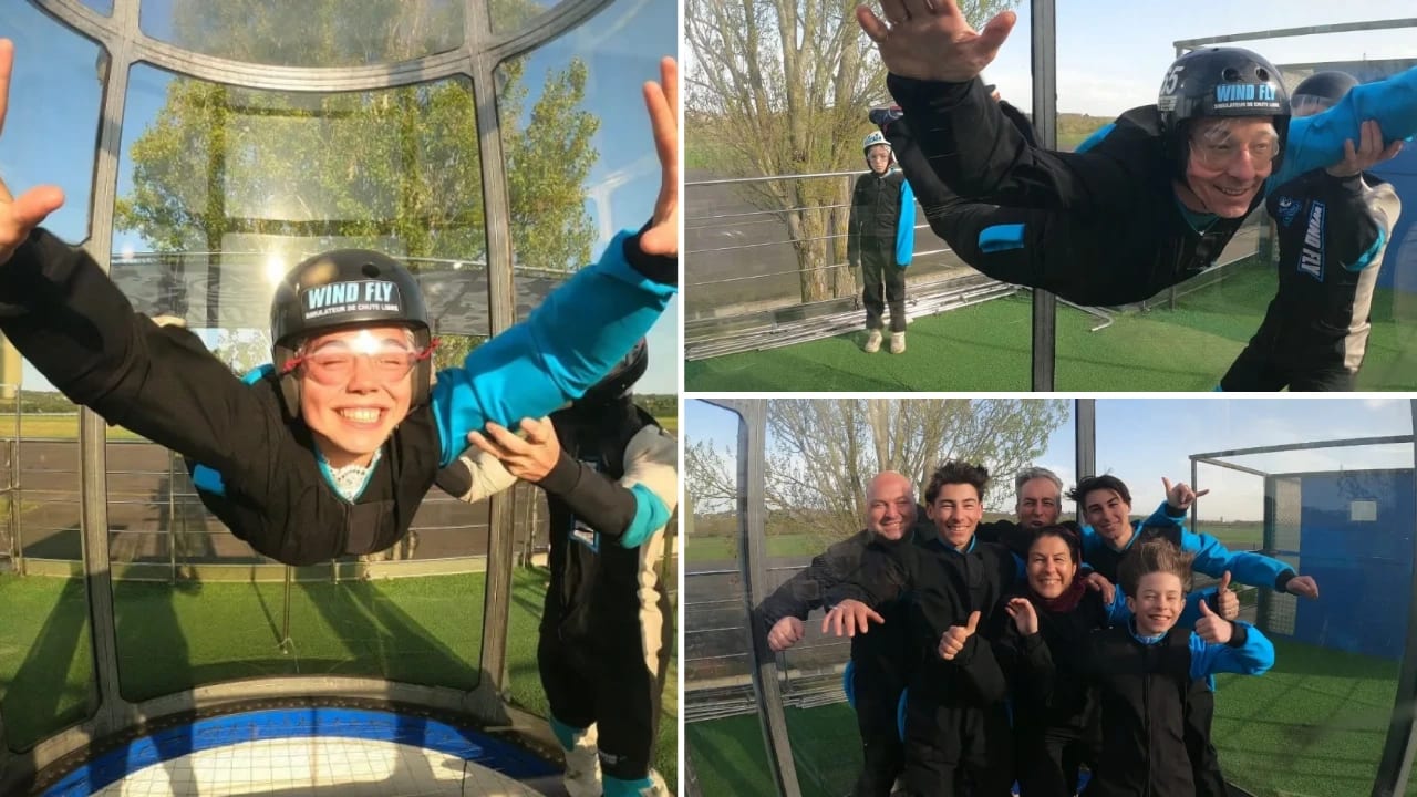Simulateur de chute libre