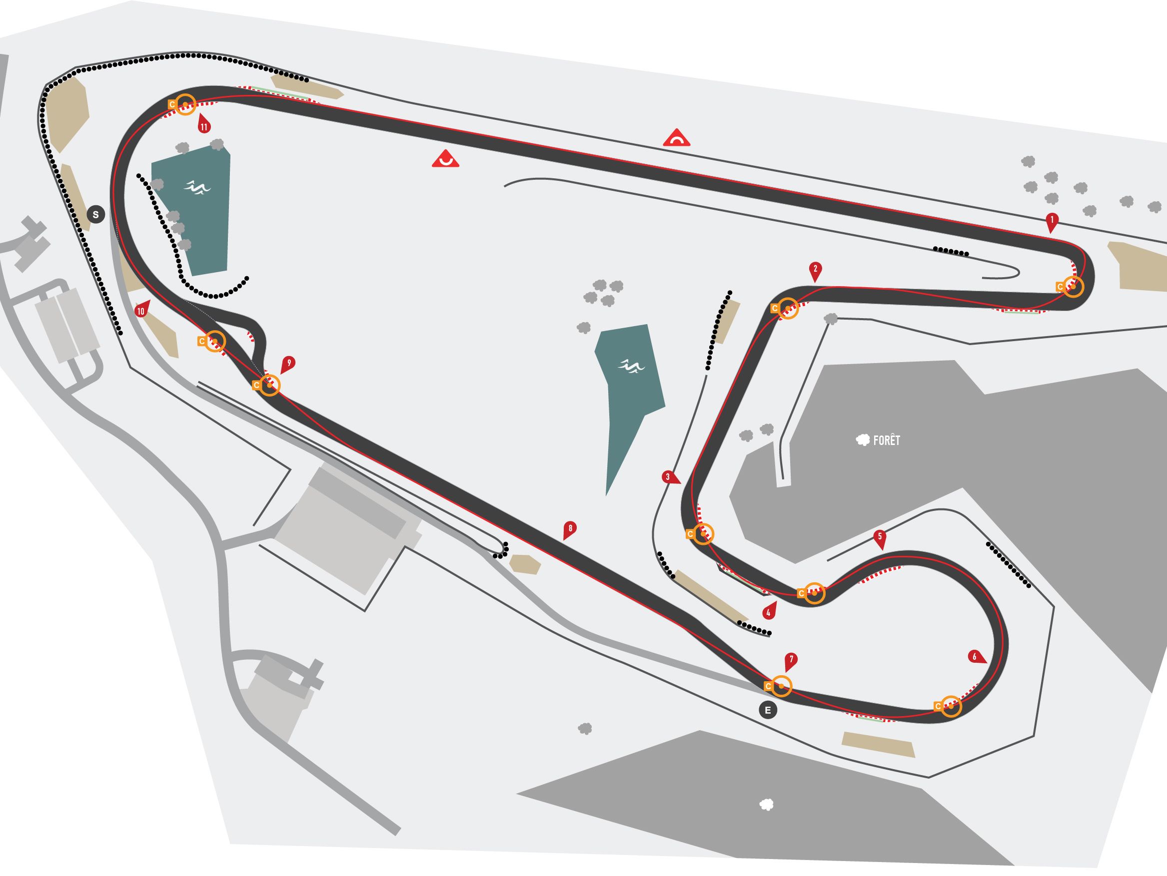 Tracé du circuit de Haute Saintonge