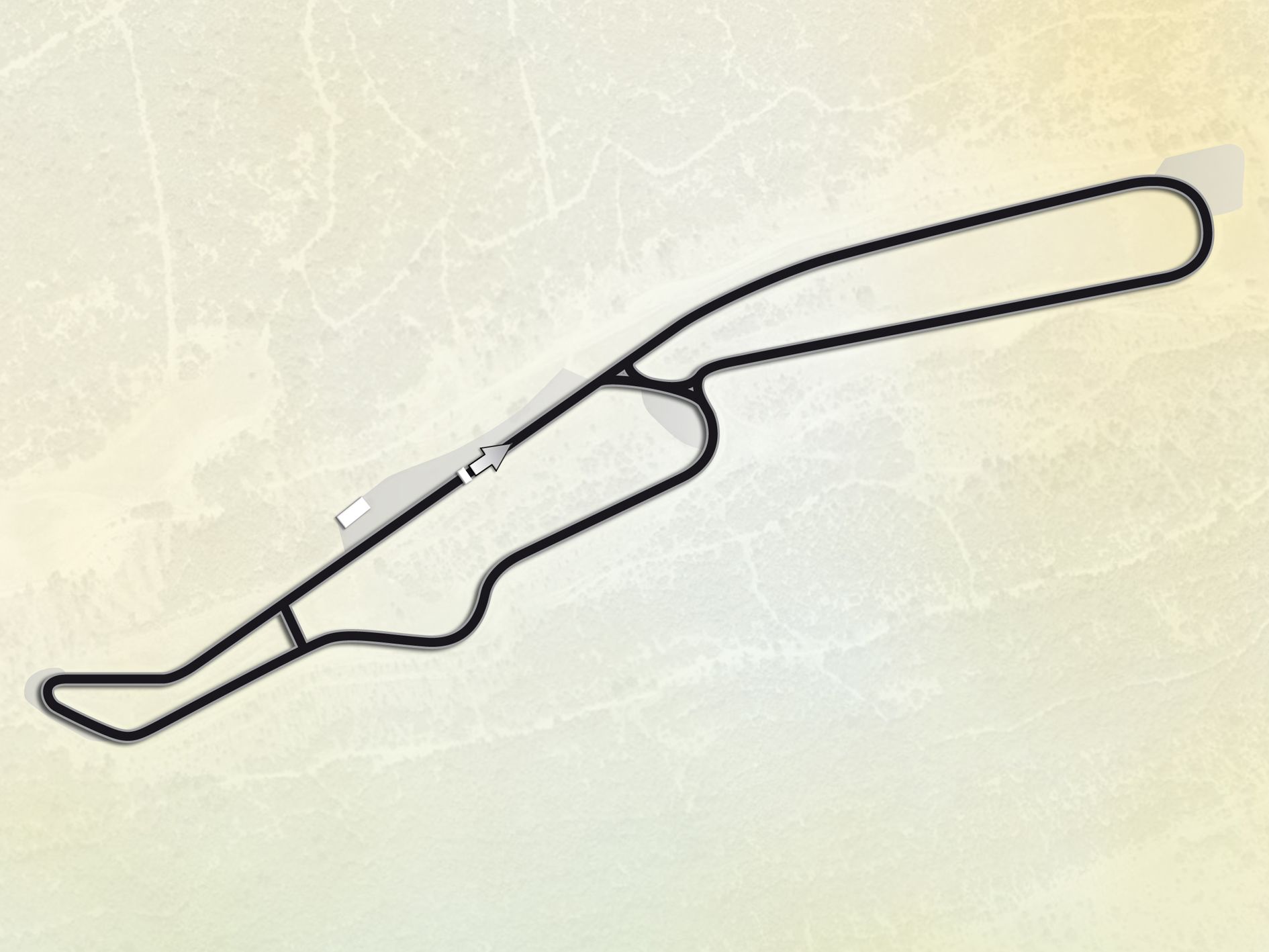 Tracé du circuit de Sambuc