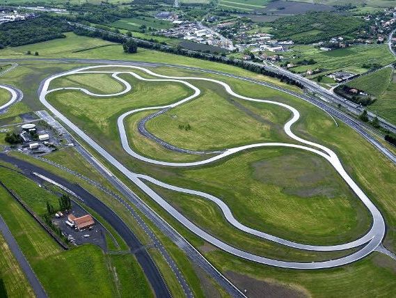 Tracé du circuit Michelin Ladoux