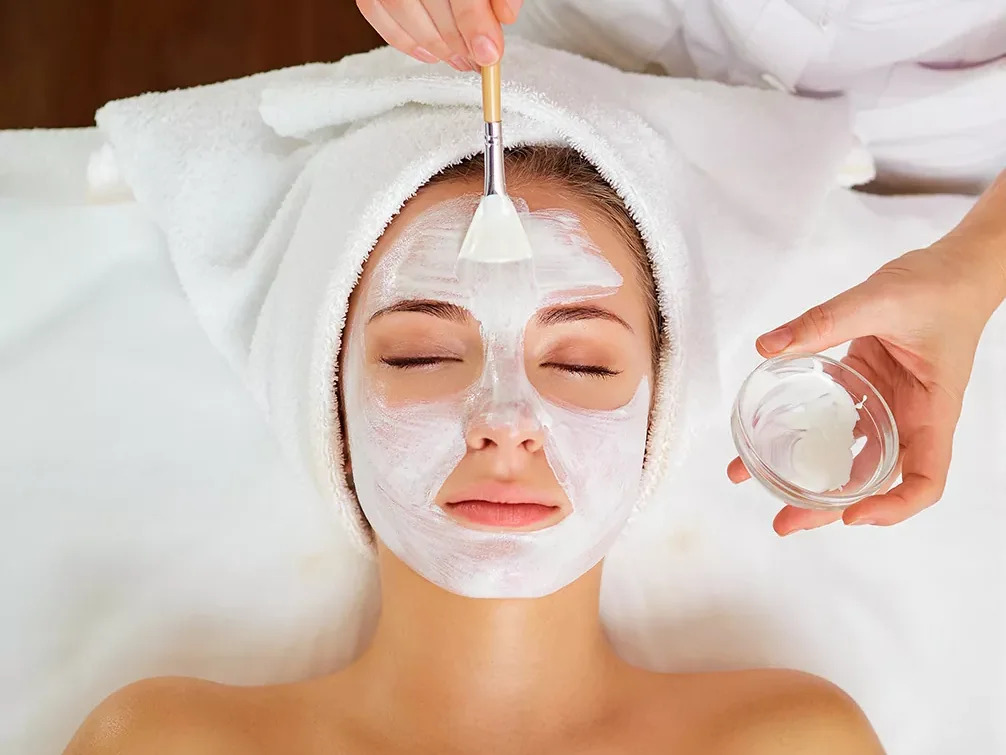 soin de visage bien-être femme