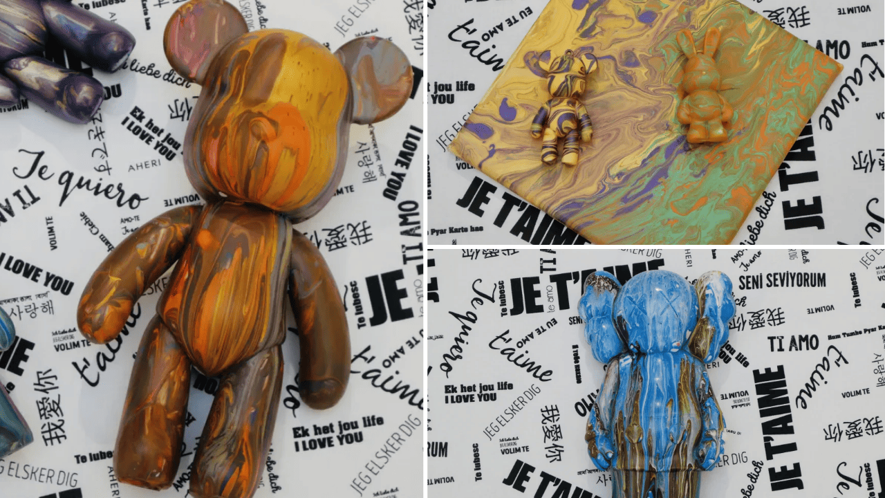 Atelier pouring bear