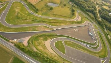 vue arérienne du circuit de vaison