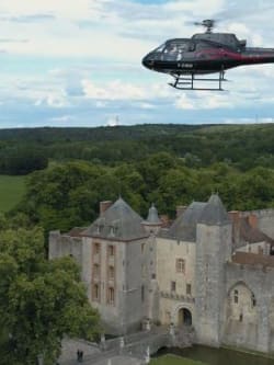 Se couvrir hélicoptère