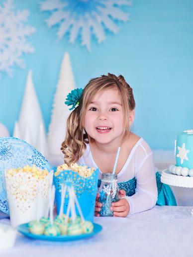 déco anniversaire reine des neiges