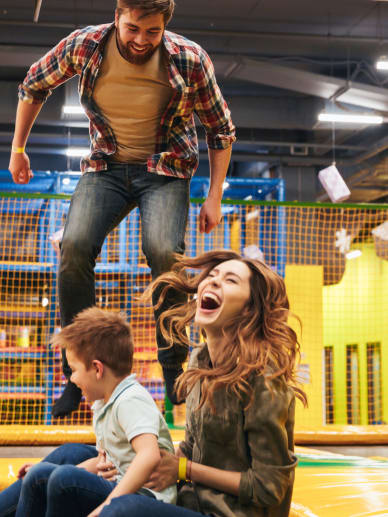 définition trampoline park