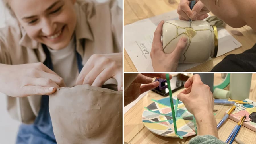 Un atelier céramique