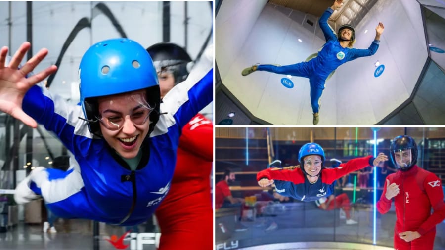 Un simulateur de chute libre indoor