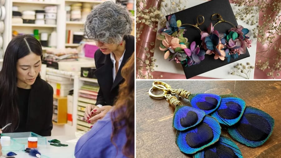 Un atelier création de bijoux