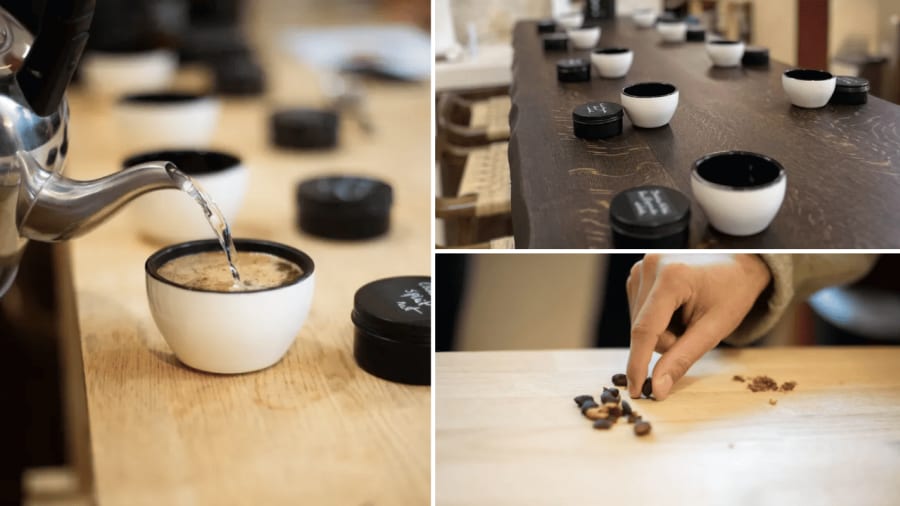 dégustation de café