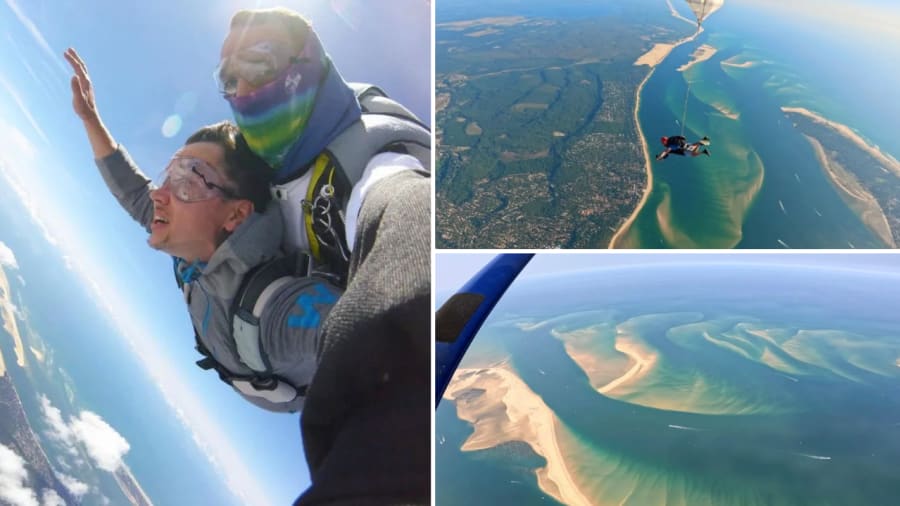 saut en parachute