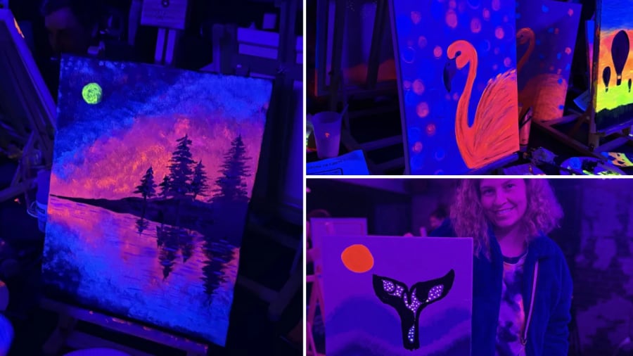 peinture dans le noir