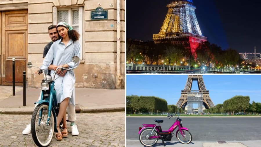 paris en mobylette
