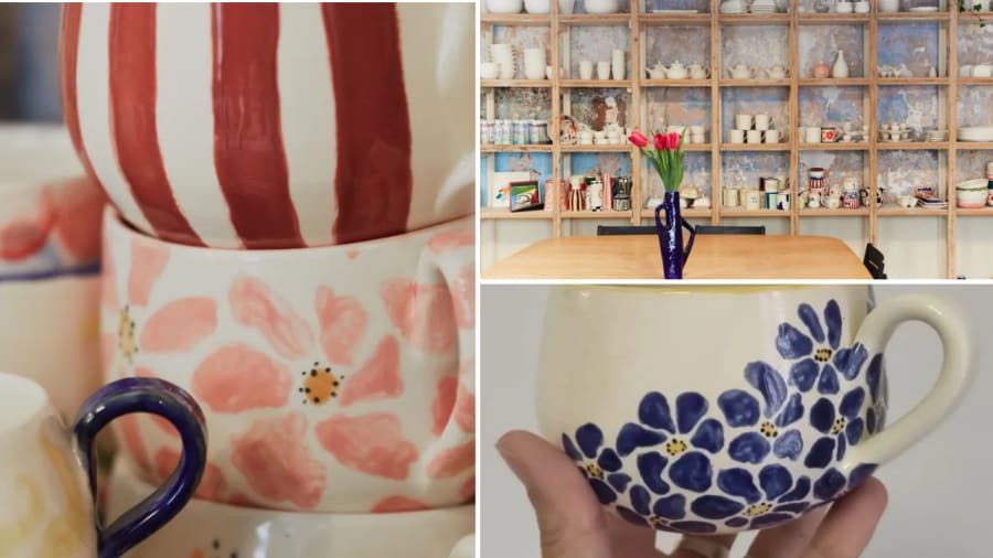 peinture sur céramique