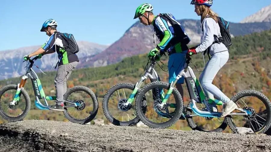 Une balade à trottinette électrique tout-terrain à côté de Fréjus
