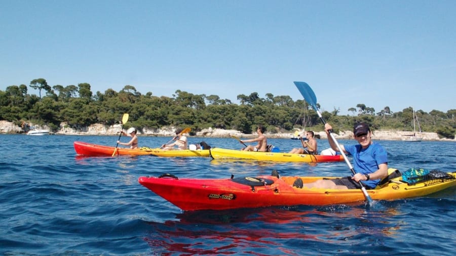 Une balade en kayak aux Îles de Lérins