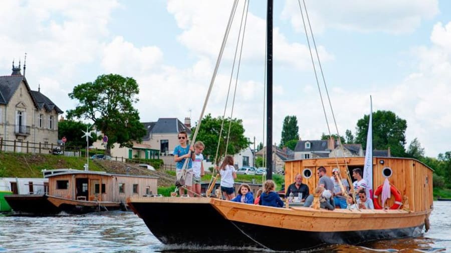 Balade en bateau privatisée sur la Loire près d'Angers