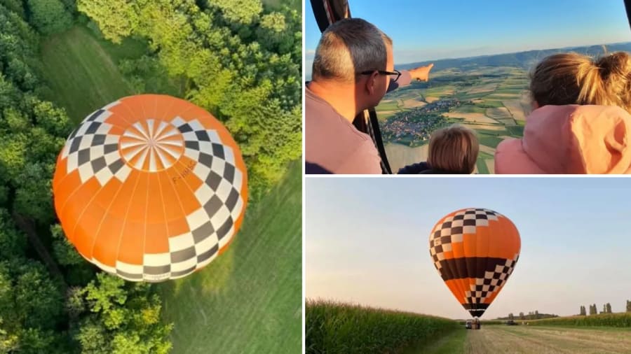 vol en montgolfiere