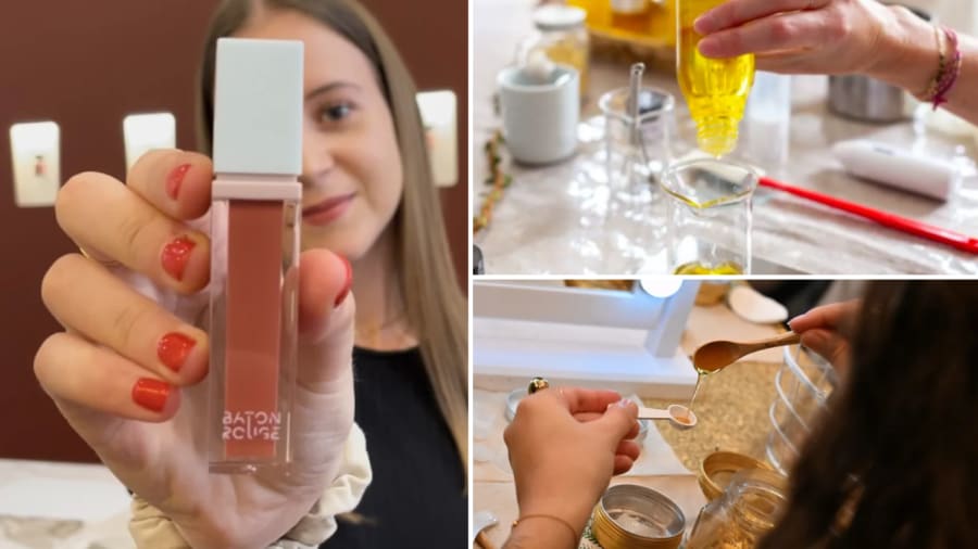 Un atelier de fabrication de cosmétiques