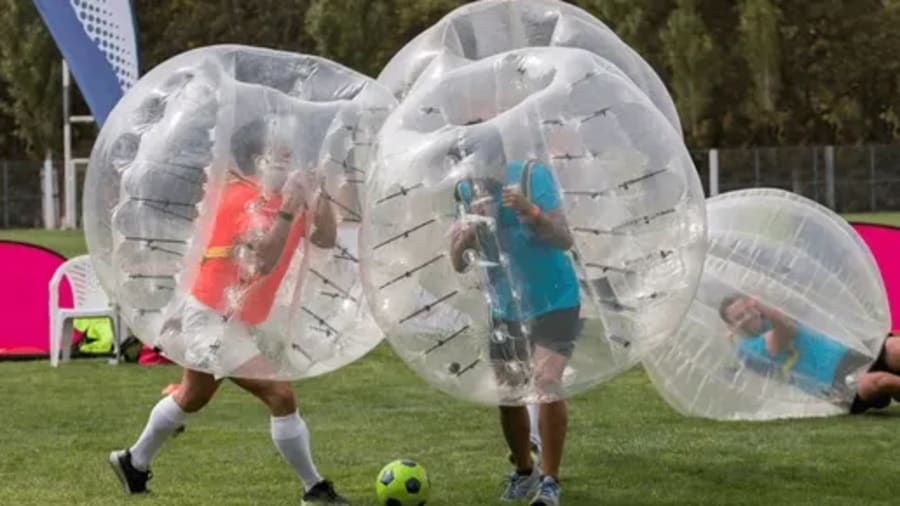 Une session Bubble Foot à Dargoire