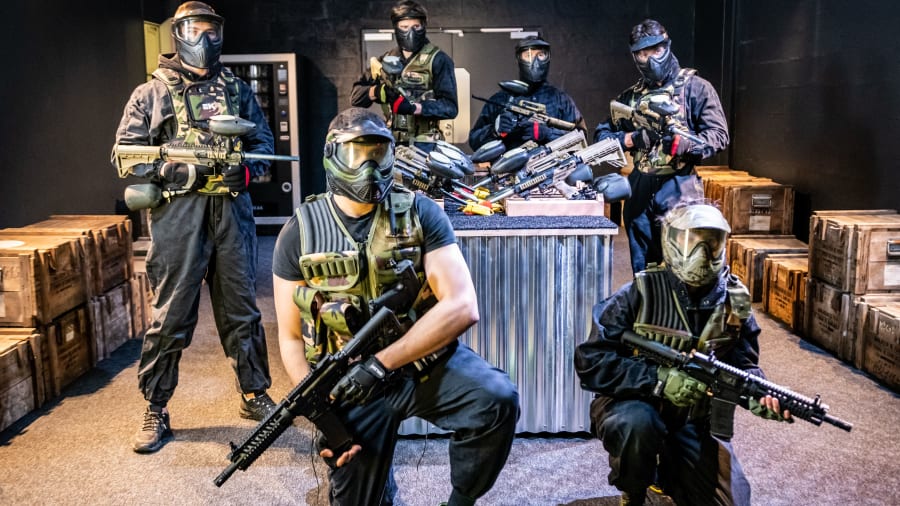 Paintball intérieur à Cergy-Pontoise (95)