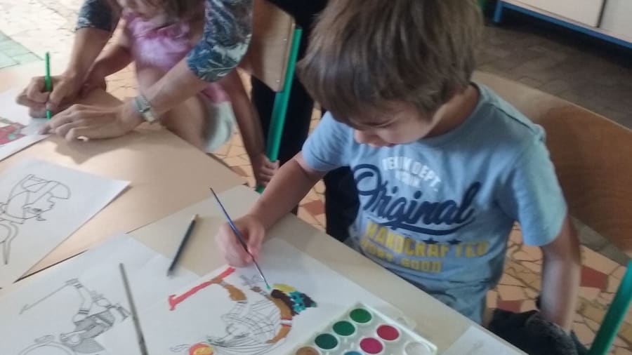 Atelier enfant hiéroglyphes à Montpellier