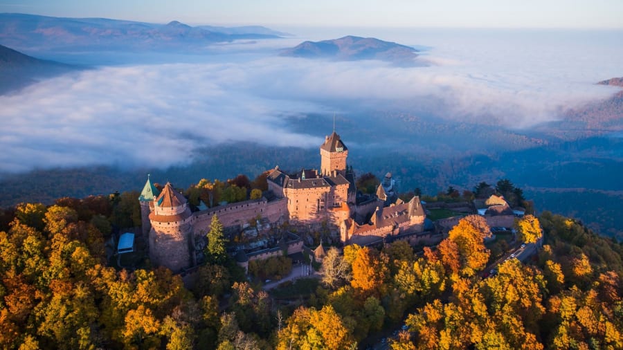 Visiter le château du Haut-Koenigsbourg lors de vacances en Alsace