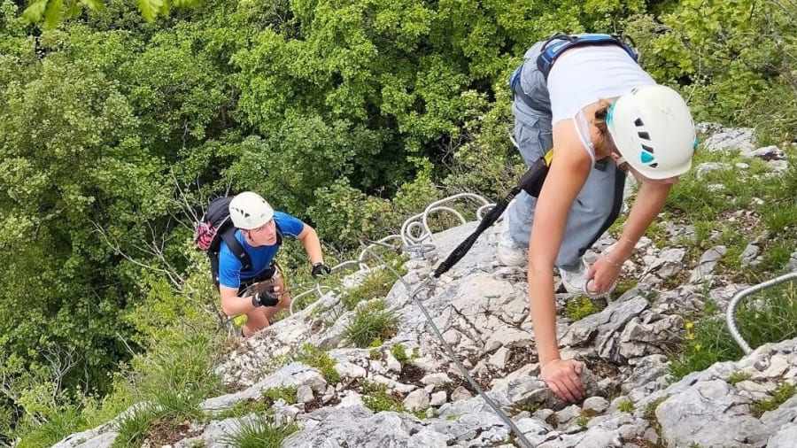 Escalade de la Baie de Grésine