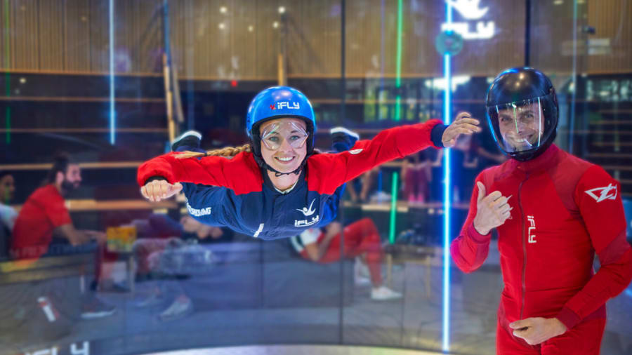 Simulateur de chute libre en soufflerie à Lyon