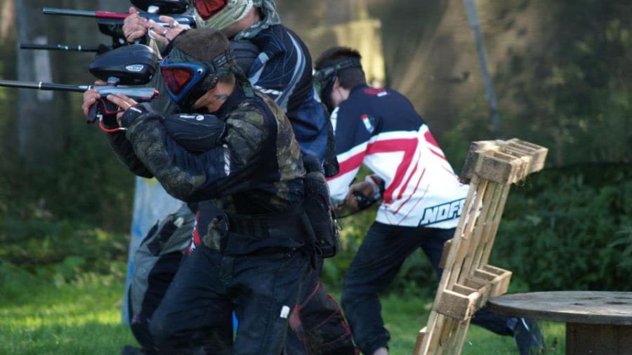 Paintball à Vendeville