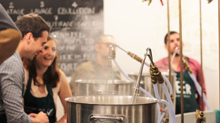 Atelier découverte brassage de bière à Paris 11ème