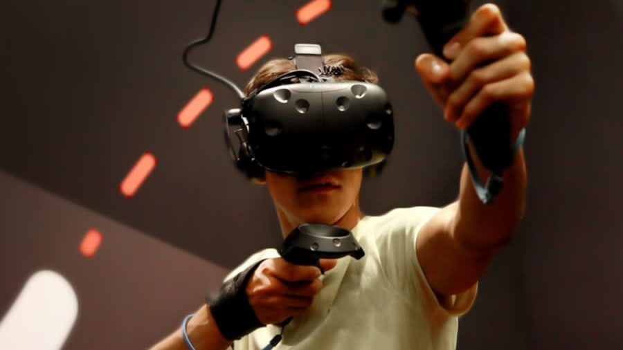 Une session de réalité virtuelle à Toulon