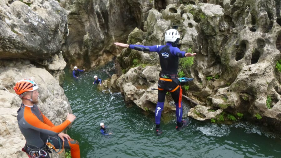 Canyoning au Canyon du Diable