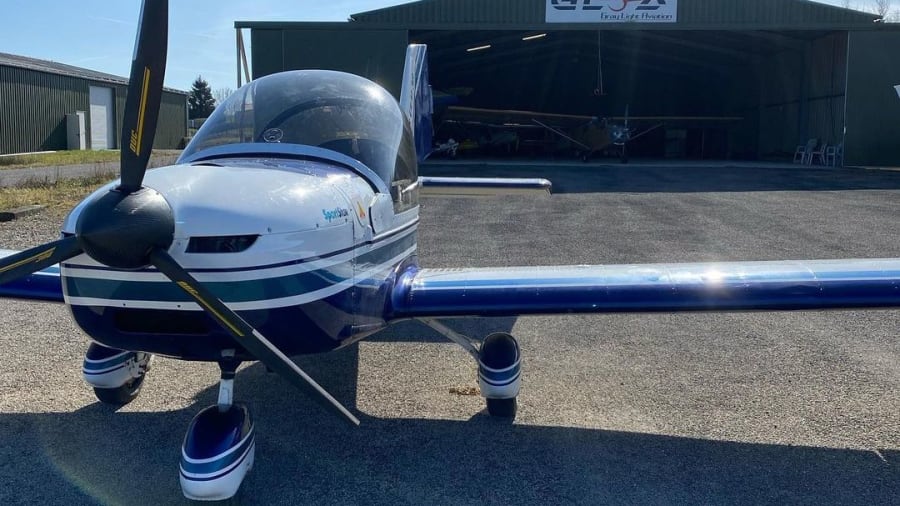 Un baptême de l'air en ULM multiaxes au Versoud