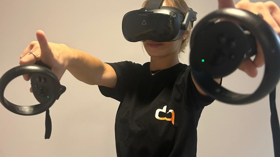 Une activité de réalité virtuelle à Toulon
