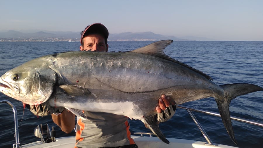 Pêche en mer en bateau au départ du Golfe-Juan