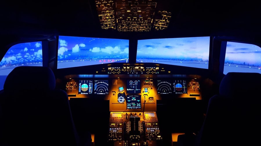 Un simulateur de vol pour les fans d'aéronautique