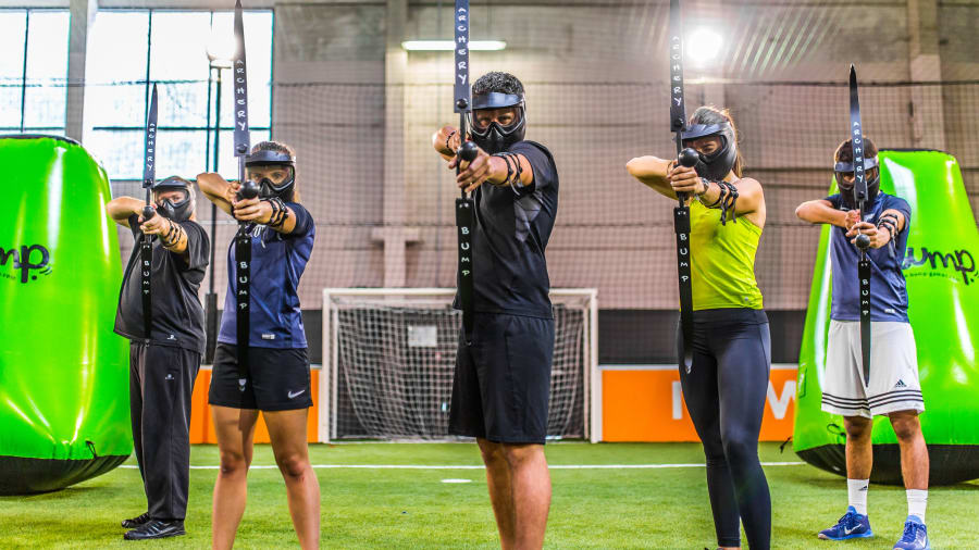 Team Building Olympiades, Bubble, Archery