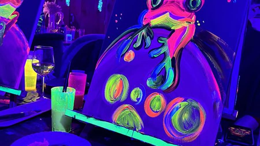 Atelier peinture dans le noir à Paris