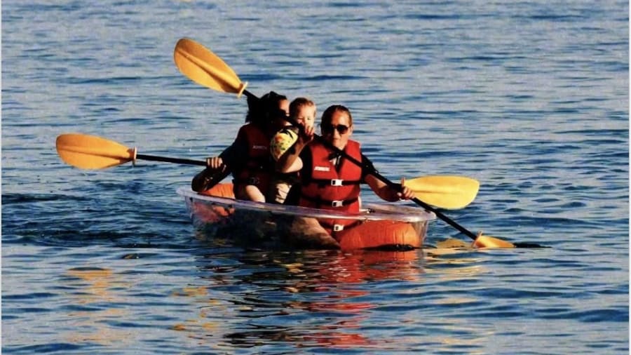 Location de kayak transparent 1h à Antibes